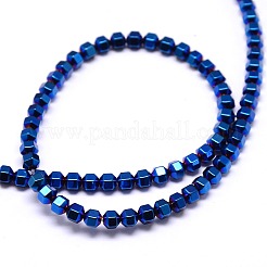 Electroplate non magnetici ematite sintetico fili di perline&nbsp;G-I095-M