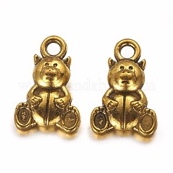 Charms in lega stile tibetano&nbsp;LS-GLF0301Y-NF