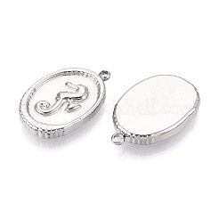 Oval aus 304 Edelstahl mit Seehaus-Anhängern&nbsp;STAS-T069-47P