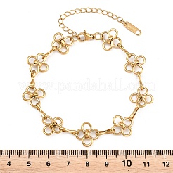 Bracciali a catena in acciaio inossidabile 304 per donna&nbsp;BJEW-A161-01B-G