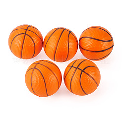 5 Stück Mini-Basketball aus PU-Leder für Puppendekorationen&nbsp;AJEW-TA0002-47