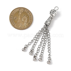 Tibetischer stil Aluminium Anhänger & Charms&nbsp;PALLOY-JF04694-02