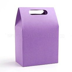 Sacchetti di carta rettangolari con manico e vetrina trasparente a forma di cuore&nbsp;CON-D006-01D-03