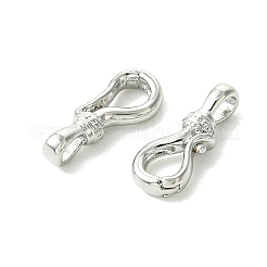 Chiusure ad anello a molla in ottone Shegrace&nbsp;XGRQ6B242-890P