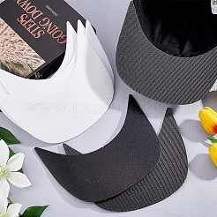 12 pz. 2 colori di tesa per cappello in plastica PE&nbsp;DIY-BC0008-99