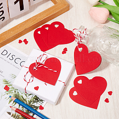 200 x Geschenkanhänger aus Papier in Herzform.&nbsp;CDIS-SP0001-14A