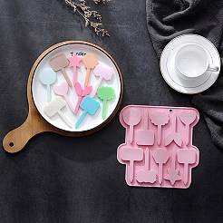 2 pièces bricolage gâteau topper moules en silicone de qualité alimentaire&nbsp;DIY-CJ0002-14