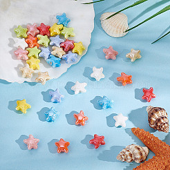 36 pièces de perles en porcelaine faites à la main de 9 couleurs&nbsp;PORC-HY0001-12