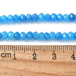 Fili di perline di giada naturale tinta malesia giada&nbsp;G-E316-2x4mm-58