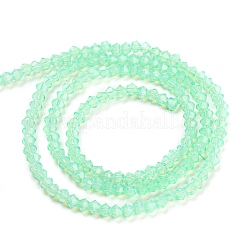Peinture de cuisson perles de verre transparentes brins&nbsp;DGLA-F029-J2mm-05