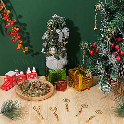 100 stücke 4 arten legierung weihnachten haken&nbsp;HJEW-WR00029