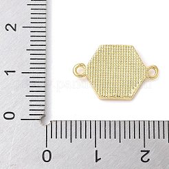 Messing Pavé Naturweiß Muschel Verbinder Charms&nbsp;KK-S522-03F-G