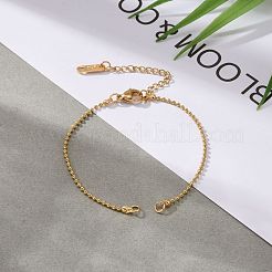 304 Edelstahl Kugelkettenarmband-Made&nbsp;AJEW-JB00966