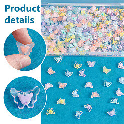 240 Stück transparente Acrylperlen&nbsp;MACR-PH0001-74