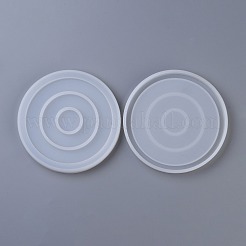 DIY runde Untersetzer Silikonformen&nbsp;DIY-P010-28