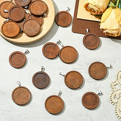 10 cabochon pendente in legno&nbsp;FIND-YW0009-32A