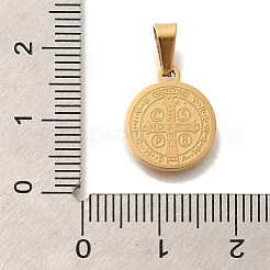 Ciondoli in acciaio inossidabile 304 con placcatura sotto vuoto pvd&nbsp;STAS-U035-16G