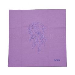 Rete/rete intrecciata fai da te con kit di ricamo con motivo piuma&nbsp;DIY-O021-17B