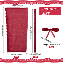 Mesh-Brautkleid-Reißverschluss-Ersatz&nbsp;DIY-WH0496-06C