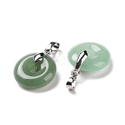 Colgantes naturales aventurina verde&nbsp;G-E059-01P-04