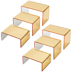 3 Größe 3-stöckiges Acryl-Schmuckregal im Spiegelstil&nbsp;ODIS-WH0025-116