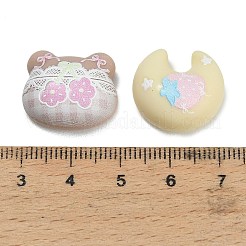 Undurchsichtige Harzkissen-Cabochons&nbsp;RESI-C074-02