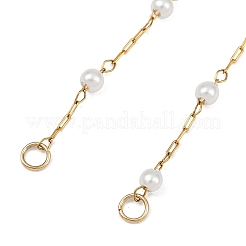 Herstellung von Armbändern aus ABS-Imitationsperlen&nbsp;AJEW-JB01351