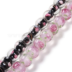 Chapelets de perles vernissées manuelles&nbsp;LAMP-K027-05