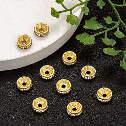 Kristall-Strass-Abstandshalterperlen aus Eisen der Güteklasse A&nbsp;RB-A010-8MM-G
