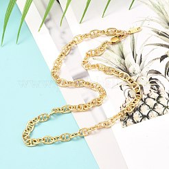 Collares de cadenas de eslabones marineros de latón&nbsp;NJEW-JN03718