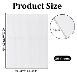 20 lámina de plástico corrugado almohadillas&nbsp;DIY-DR0007-81A