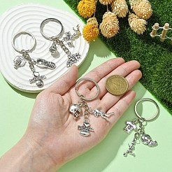Anhänger aus Legierung mit Sportmotiv&nbsp;KEYC-YW00040-01
