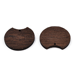 Anhänger aus natürlichem Wengeholz&nbsp;WOOD-T023-77
