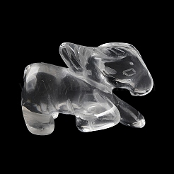 Décorations d'affichage de sculpture en cristal de quartz synthétique&nbsp;DJEW-Q001-02