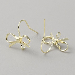 Ganci di orecchini in ottone&nbsp;KK-WH0064-30G