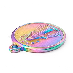 Pendentifs en acier inoxydable 304 avec placage ionique (IP)&nbsp;STAS-C049-24M