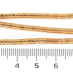 Galvanisierte synthetische nichtmagnetische Hämatitperlenstränge&nbsp;G-H027-G01-03