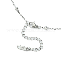 304 Edelstahl Satellitenkette Halskette für Männer und Frauen&nbsp;NJEW-YW0001-09