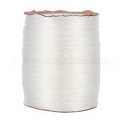 Elastic Crystal Thread, Jewelry Beading Cords, For Stretch Bracelet Making, Clear, 1.0mm, about 1093.61 yards(1000m)/roll