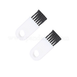 Mini cepillos de limpieza de plástico, para la pintura de diamantes, teclado, blanco y negro, 50x20x5mm