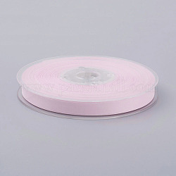 Ruban de satin mat double face, Ruban de satin de polyester, blush lavande, (3/8 pouce) 9 mm, 100yards / roll (91.44m / roll)