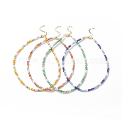 Collane di perline di semi di vetro per le donne, colore misto, 15 pollice (38.1 cm)