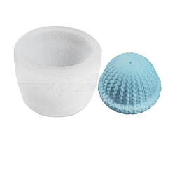 Moldes de silicona para velas de sombrero de lana diy, moldes de resina, para resina uv, fabricación de joyas de resina epoxi, blanco, 7.5x5.2 cm, diámetro interior: 6.3 cm
