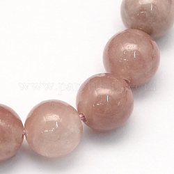 Natural Purple Aventurine Round Beads Strands, 6~7mm, Hole: 1mm, about 59pcs/strand, 15.1 inch