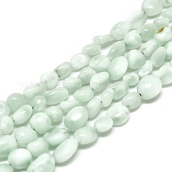 Chapelets de perles en verre, pépites, miellat, 5~12x5~7x3~4mm, Trou: 0.8mm, Environ 53~56 pcs/chapelet, 15.55 pouce (39.5 cm)