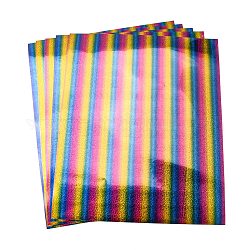 Laser-Wärmeübertragungs-Vinylplatten, für T-Shirt, Kleidung Stoffdekoration, Rechteck, Farbig, 30x25 cm