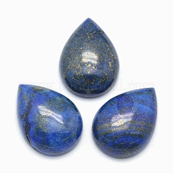 Cabochons en lapis lazuli naturel, larme, teinte, 25x18x7mm