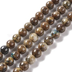 Natur Chrysokoll Perlen Stränge, Runde, 8 mm, Bohrung: 1 mm, ca. 47 Stk. / Strang, 15.16'' (38.5 cm)