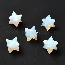 Perles d'opalite, pas de trous / non percés, Merkaba Star, 12.5~13x12.5~13x12.5~13mm