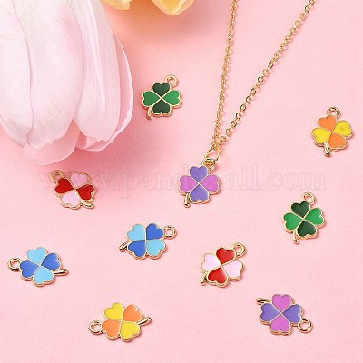 25pcs 5 pendentifs en alliage de couleurs&nbsp;ENAM-YW0003-83-1